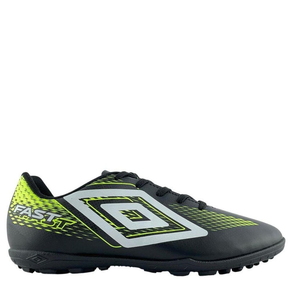 Chuteira Umbro Fast II Society Masculino mescla Preto U01FB00389