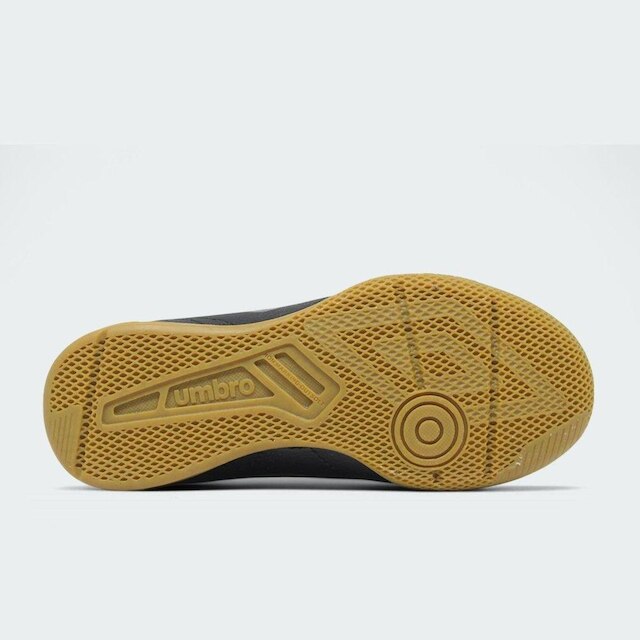Chuteira Umbro futsal Class Footballer Jr - preto e dourado