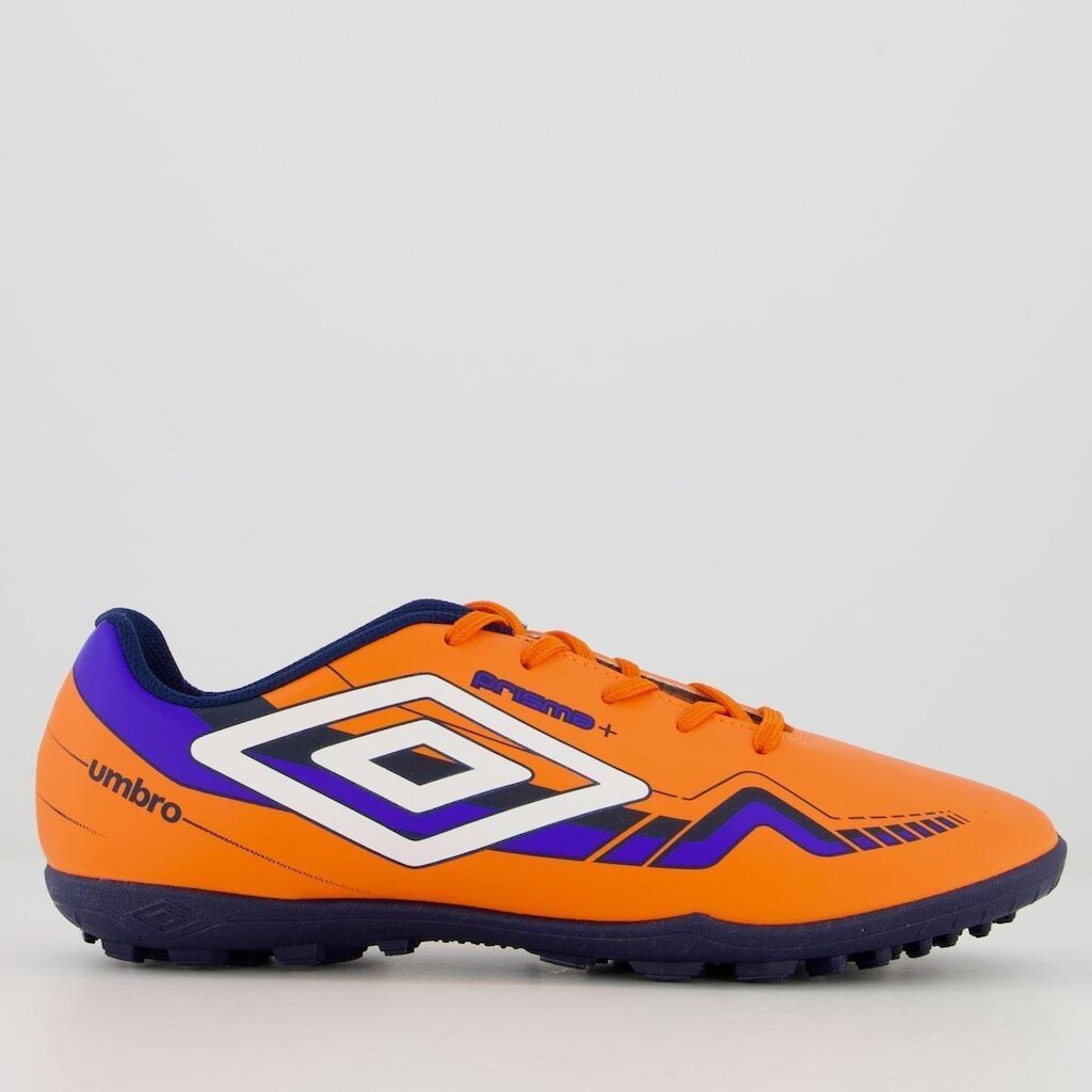 Chuteira Umbro Prisma + Society Laranja