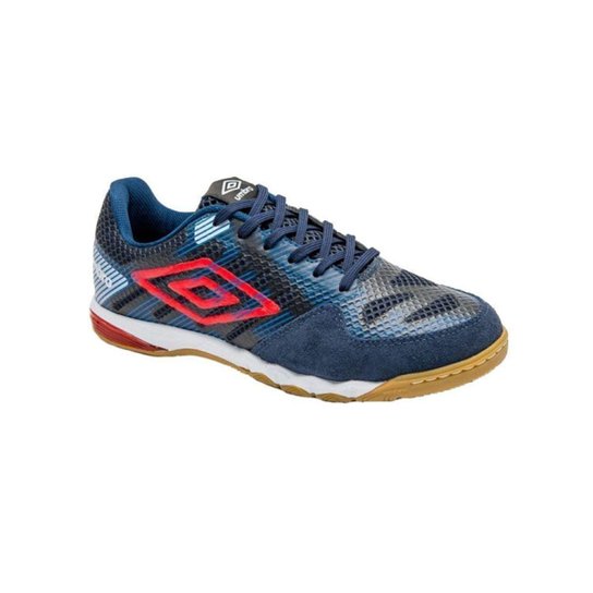 Chuteira Umbro Pró IV Futsal - Azul Menor preço em Chuteira Umbro Pró IV Futsal - Azul