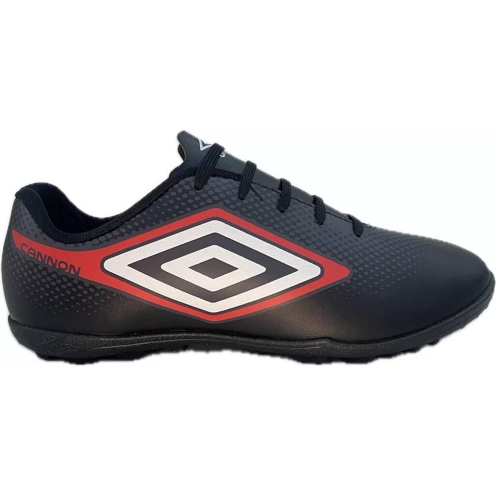 CHUTEIRA UMBRO SOCIETY CANNON PRETO E VERMELHO 38