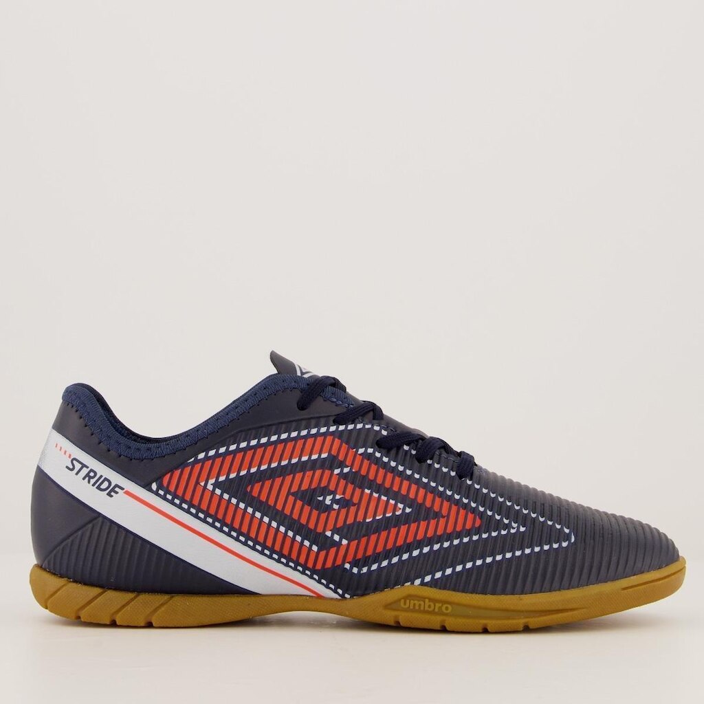Chuteira Umbro Stride Futsal Marinho e Azul