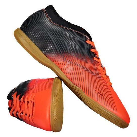 Chuteira Umbro Vibe II Futsal Laranja - Laranja Menor preço em Chuteira Umbro Vibe II Futsal Laranja - Laranja