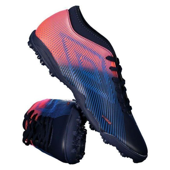Chuteira Umbro Vibe II Society Marinho - Azul Menor preço em Chuteira Umbro Vibe II Society Marinho - Azul