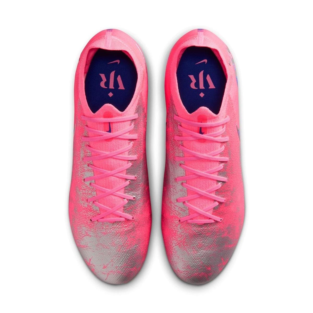 Chuteira Vini Jr Campo Nike Mercurial Zoom Vapor 16 Pro - Rosa