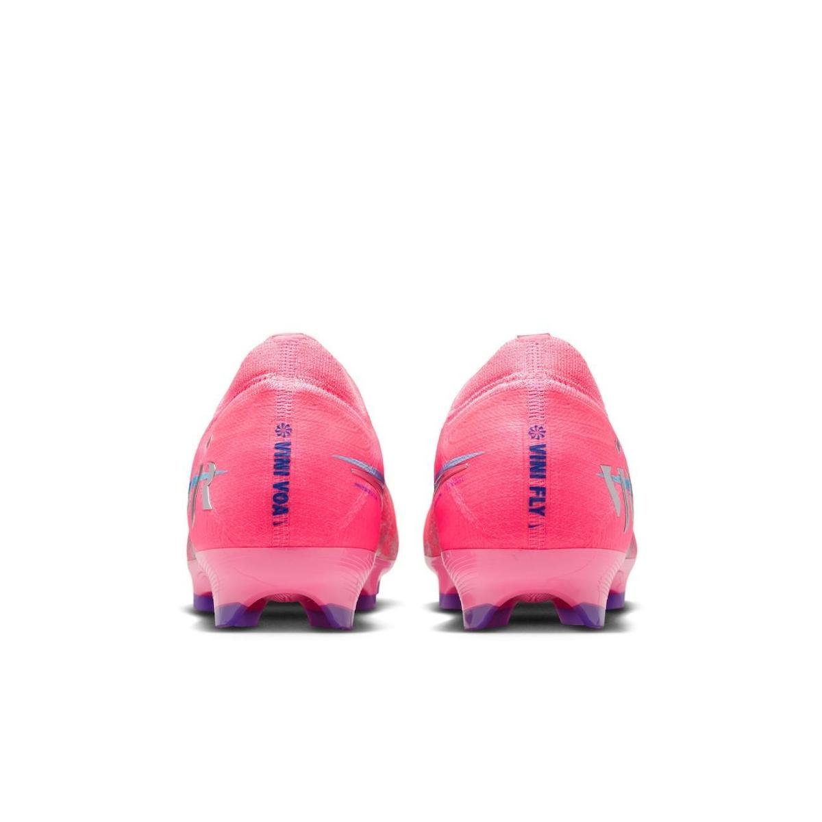 Chuteira Vini Jr Campo Nike Mercurial Zoom Vapor 16 Pro - Rosa