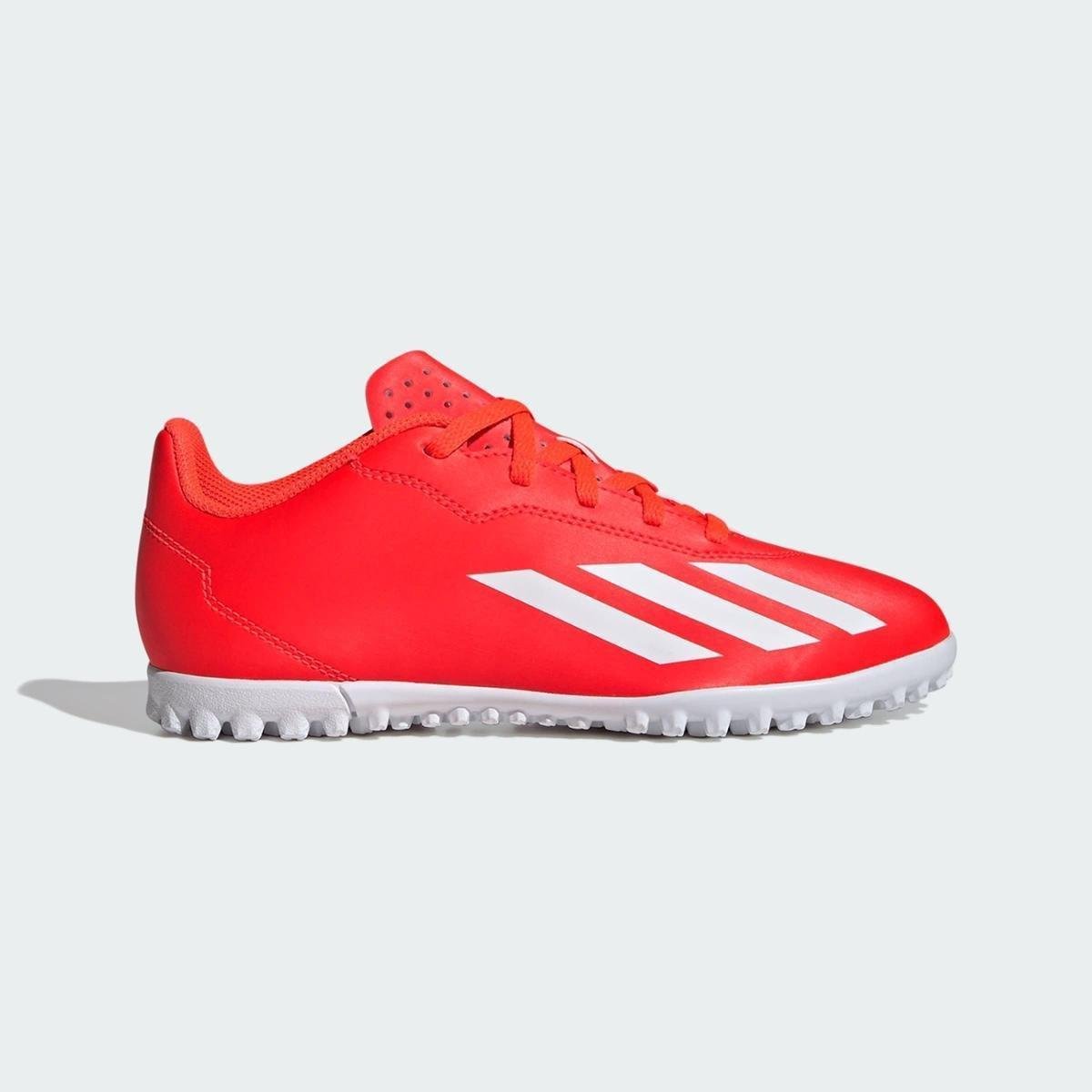【ほいさ】　SC-243 Chuteira X Crazyfast Club Society Adidas - Laranja | Netshoes