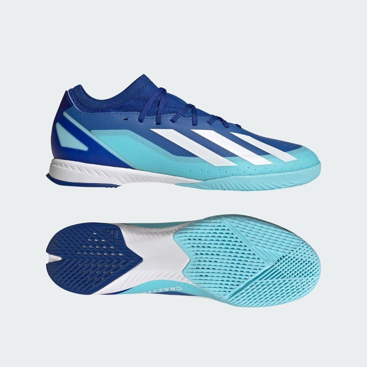 Chuteira X Crazyfast.3 Futsal Adidas - Azul | Netshoes