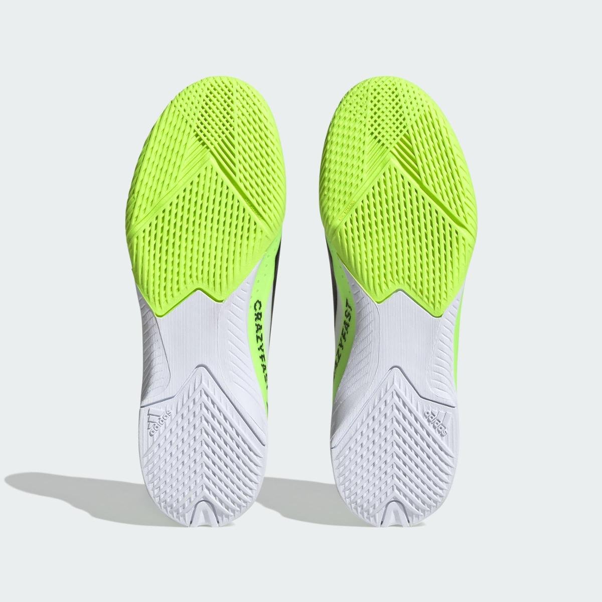 Chuteira X Crazyfast.3 Futsal Adidas - Branco+Verde | Netshoes