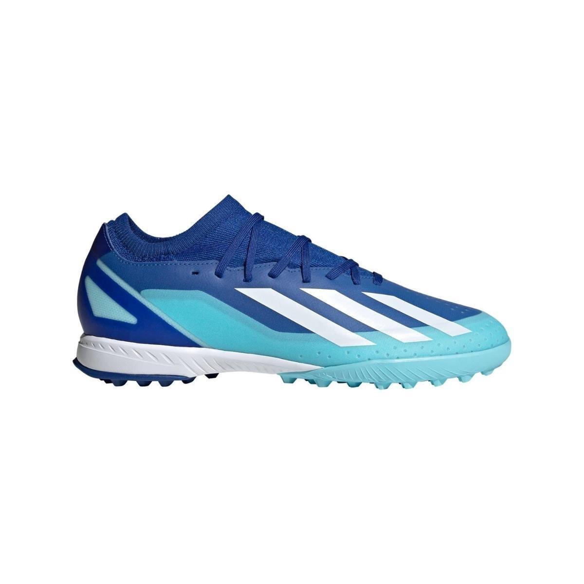 なつ　3セット Chuteira X Crazyfast.3 Society Adidas - Azul | Netshoes
