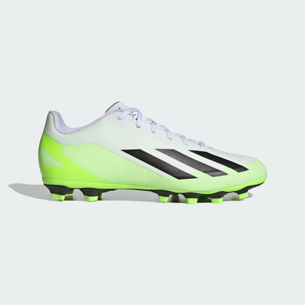 Chuteira X Crazyfast.4 Flexibe Ground Adidas - Verde+Branco | Netshoes