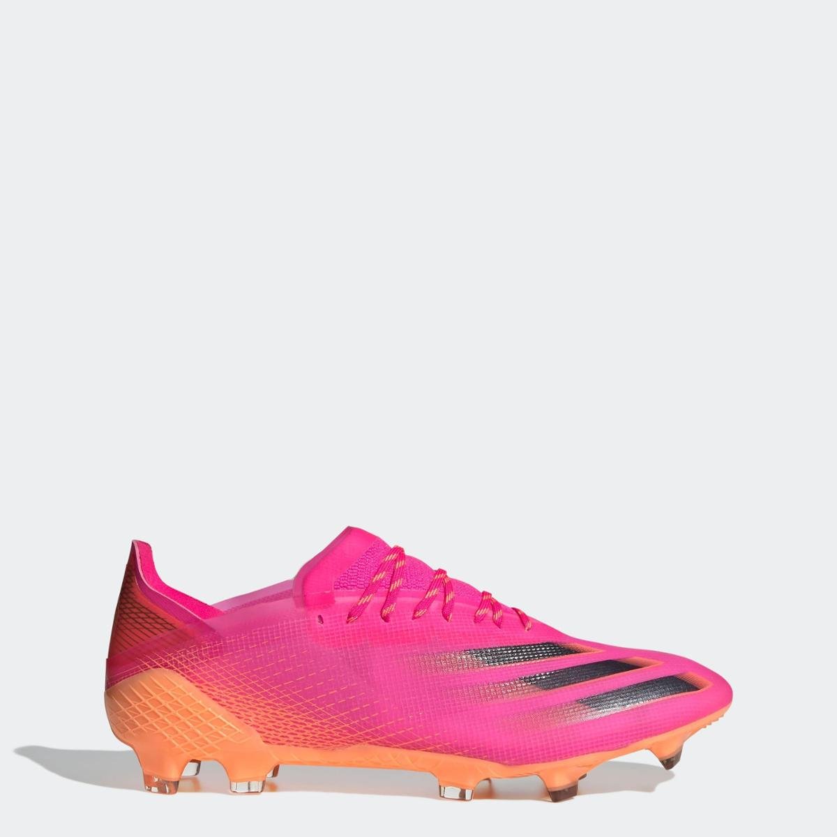 Chuteira X Ghosted.1 Campo Adidas - Rosa+Laranja | Netshoes