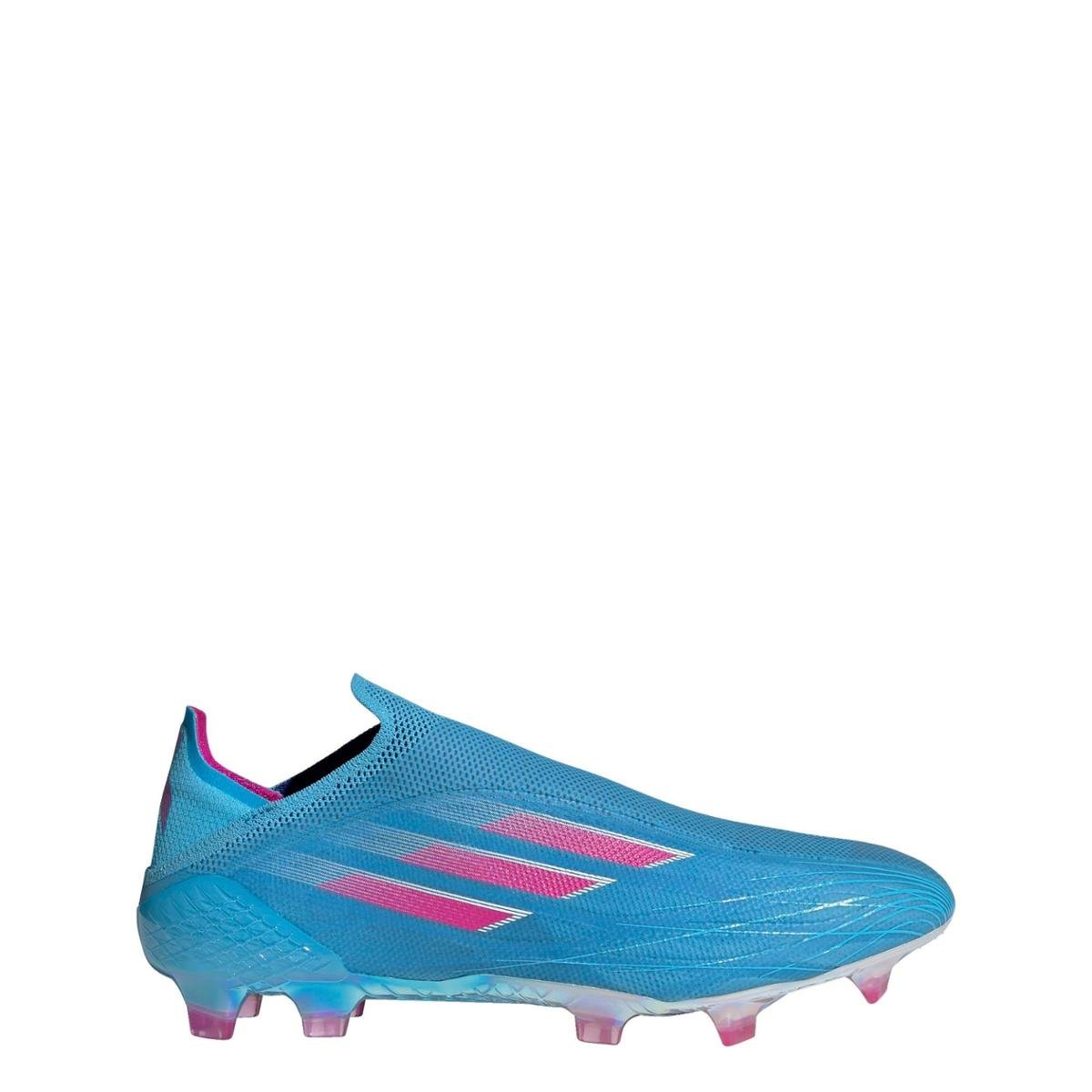 Chuteira X Speedflow+ Campo Adidas - Azul+Roxo | Netshoes
