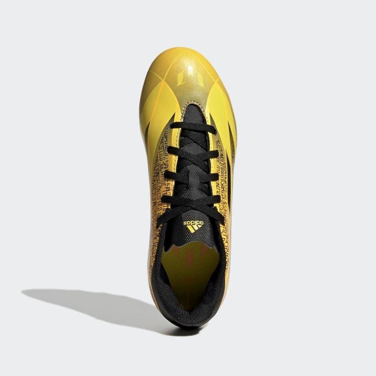 Chuteira X Speedflow Messi.4 FXG - Ouro adidas GW7426 - Amarelo