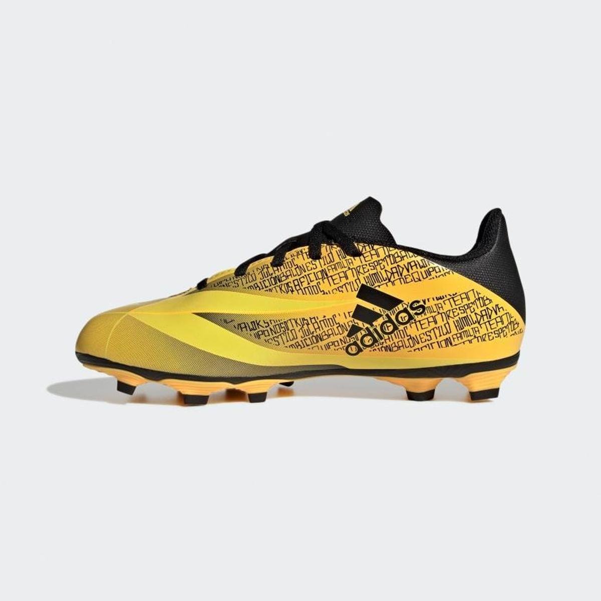 Chuteira X Speedflow Messi.4 FXG - Ouro adidas GW7426 - Amarelo