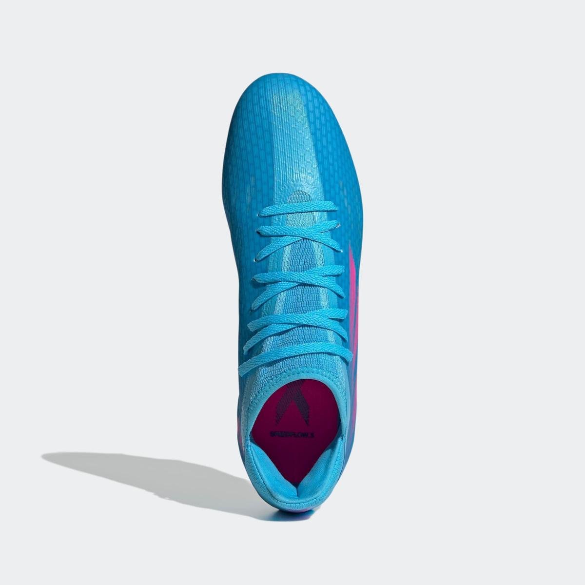 Chuteira X Speedflow.3 Campo Adidas - Azul | Netshoes