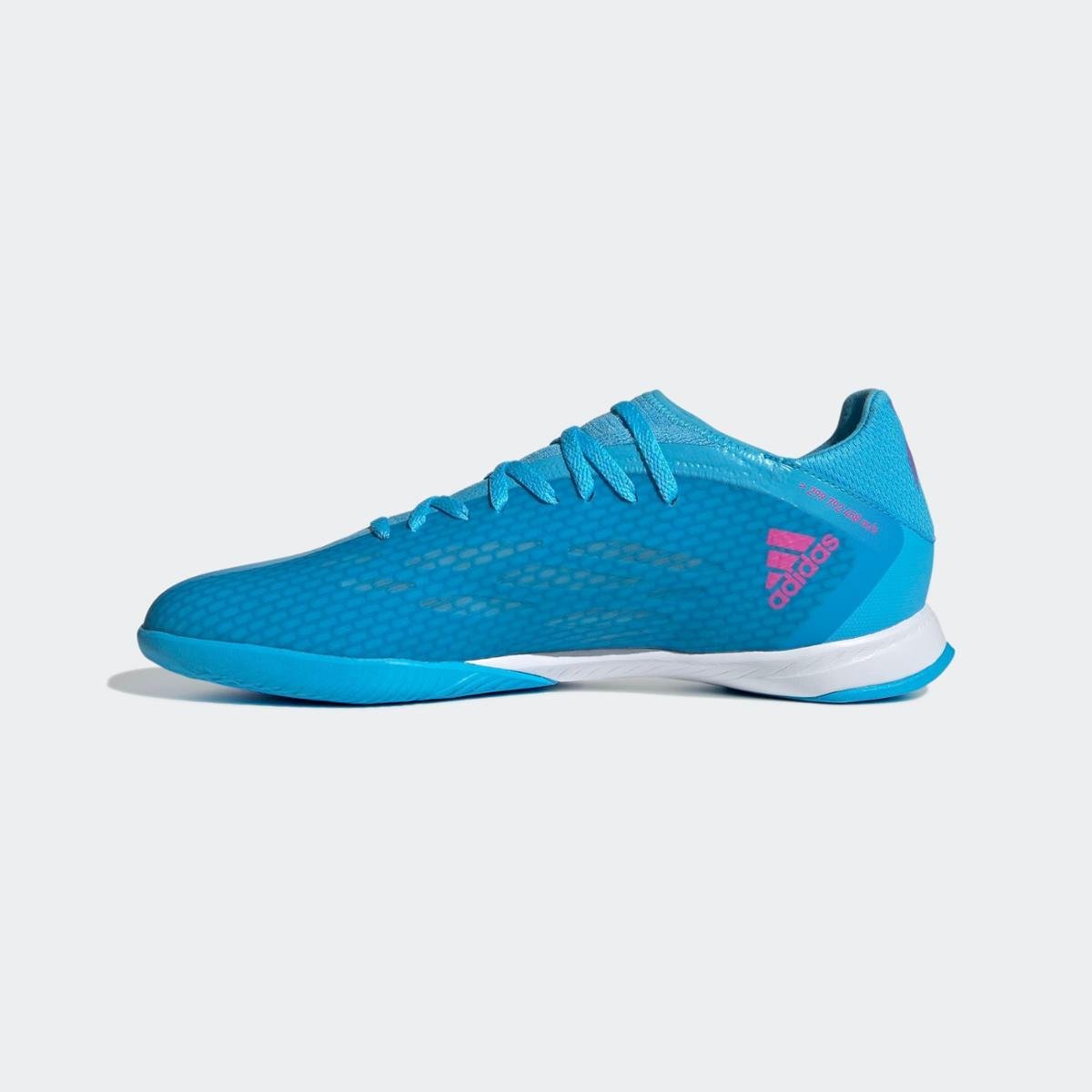 Chuteira X Speedflow.3 Futsal Adidas - Azul Piscina+Rosa | Netshoes