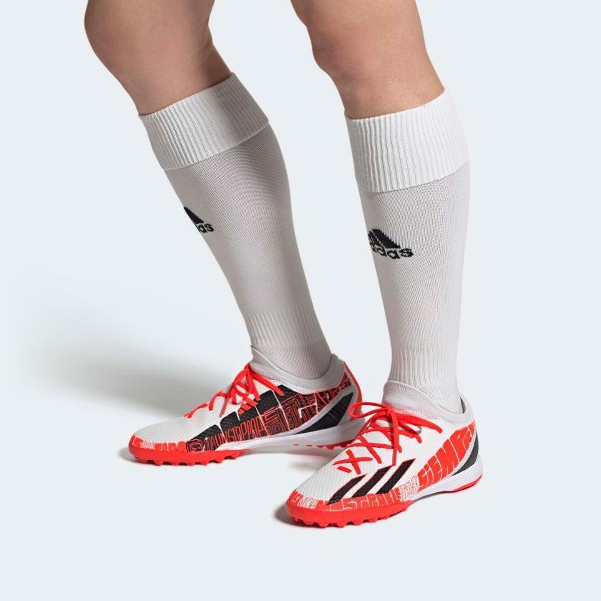 Chuteira X Speedportal Messi.3 Society - adidas GW8395 - Branco