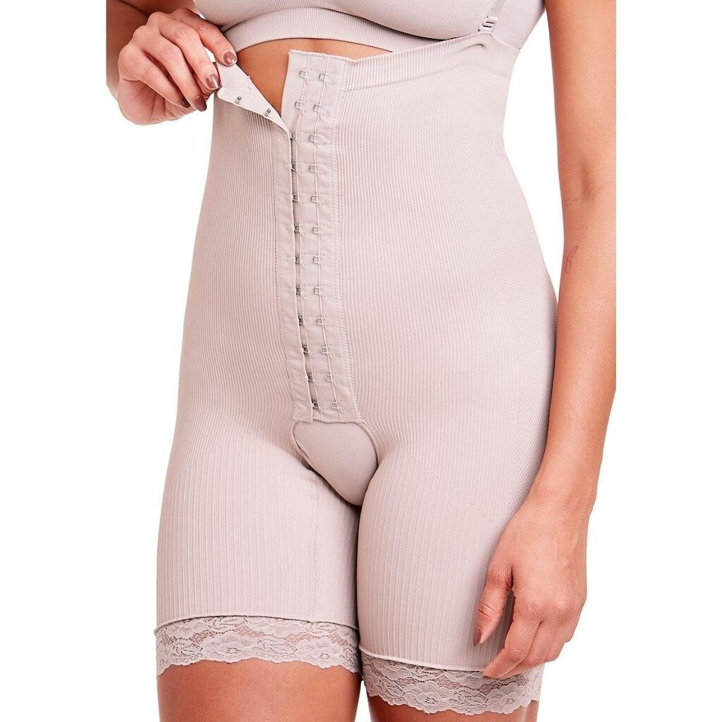 Cinta Bermuda Abdominal Alta Compressão Plié