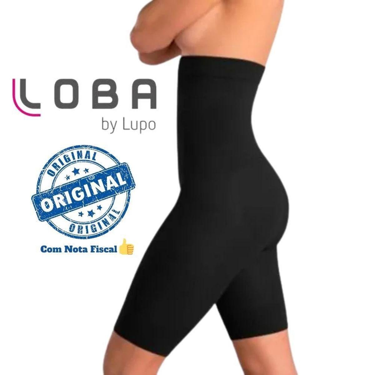 Cinta Bermuda Modeladora Slim Lupo Loba - Preto | Netshoes