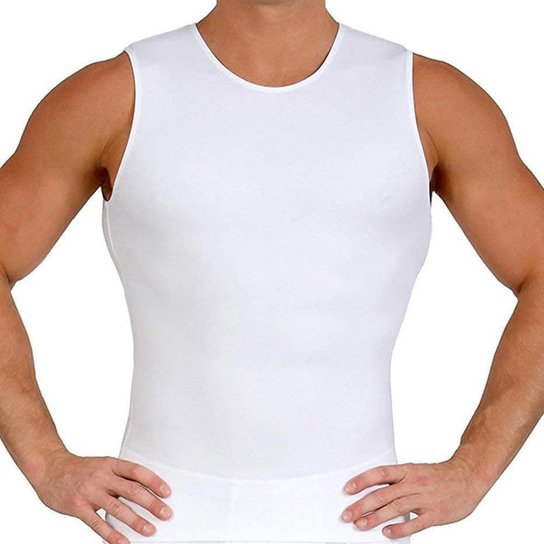Cinta Modeladora e Postural Alta Compressão Bodyshaper Slim Fitness Masculina - Branco é ruim? Cinta Modeladora e Postural Alta Compressão Bodyshaper Slim Fitness Masculina - Branco é boa?
