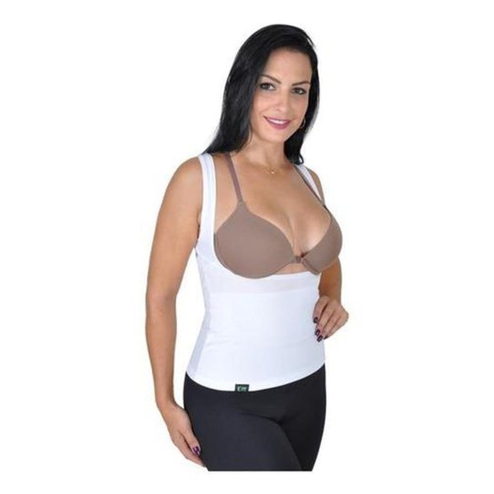 Cinta Modeladora Feminina Slim Less Now Ajuda Na Postura - Branco Menor preço em Cinta Modeladora Feminina Slim Less Now Ajuda Na Postura - Branco