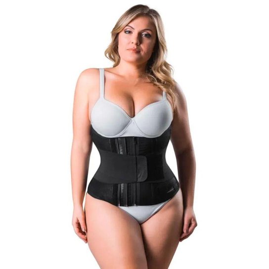 Cinta Modeladora Slim Waist Hidrolight - Preto Menor preço em Cinta Modeladora Slim Waist Hidrolight - Preto