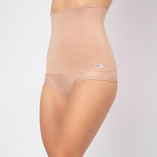 Cinta Seca Barriga Suplex Modeladora Alta Compressão Feminina - Bege Menor preço em Cinta Seca Barriga Suplex Modeladora Alta Compressão Feminina - Bege