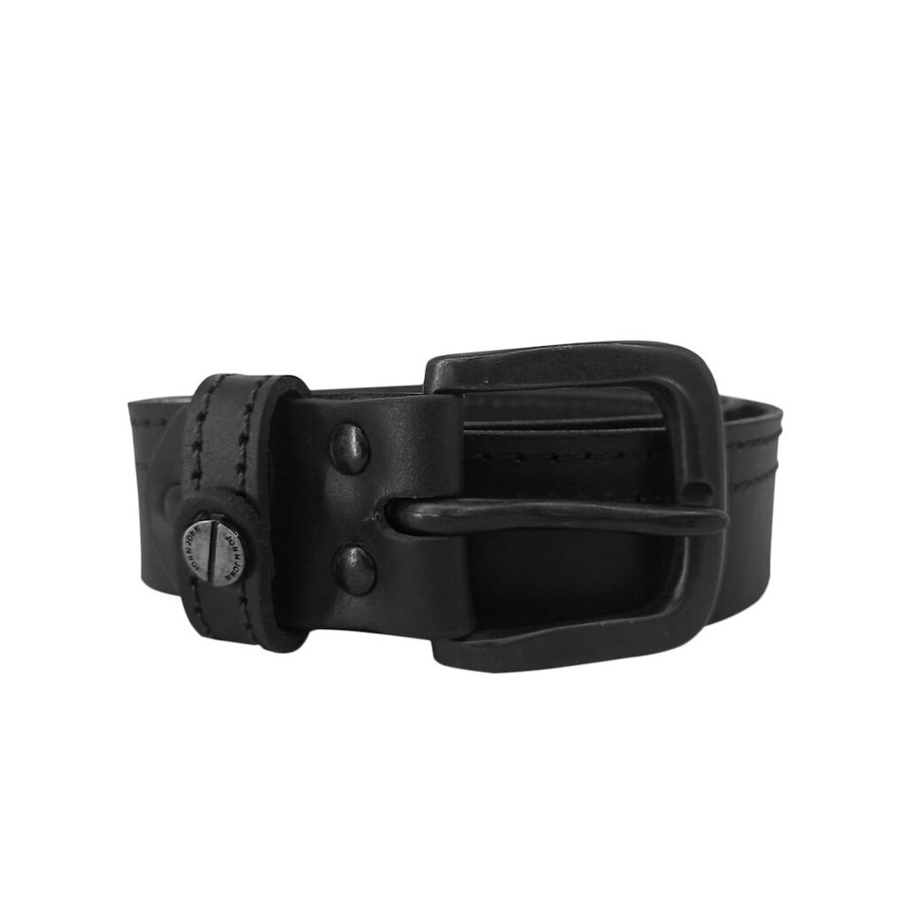 Cinto John John Masculino Couro Lined Preto