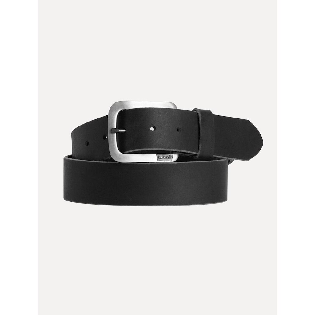 Cinto Levis Masculino Couro Horizontal Batwing Preto