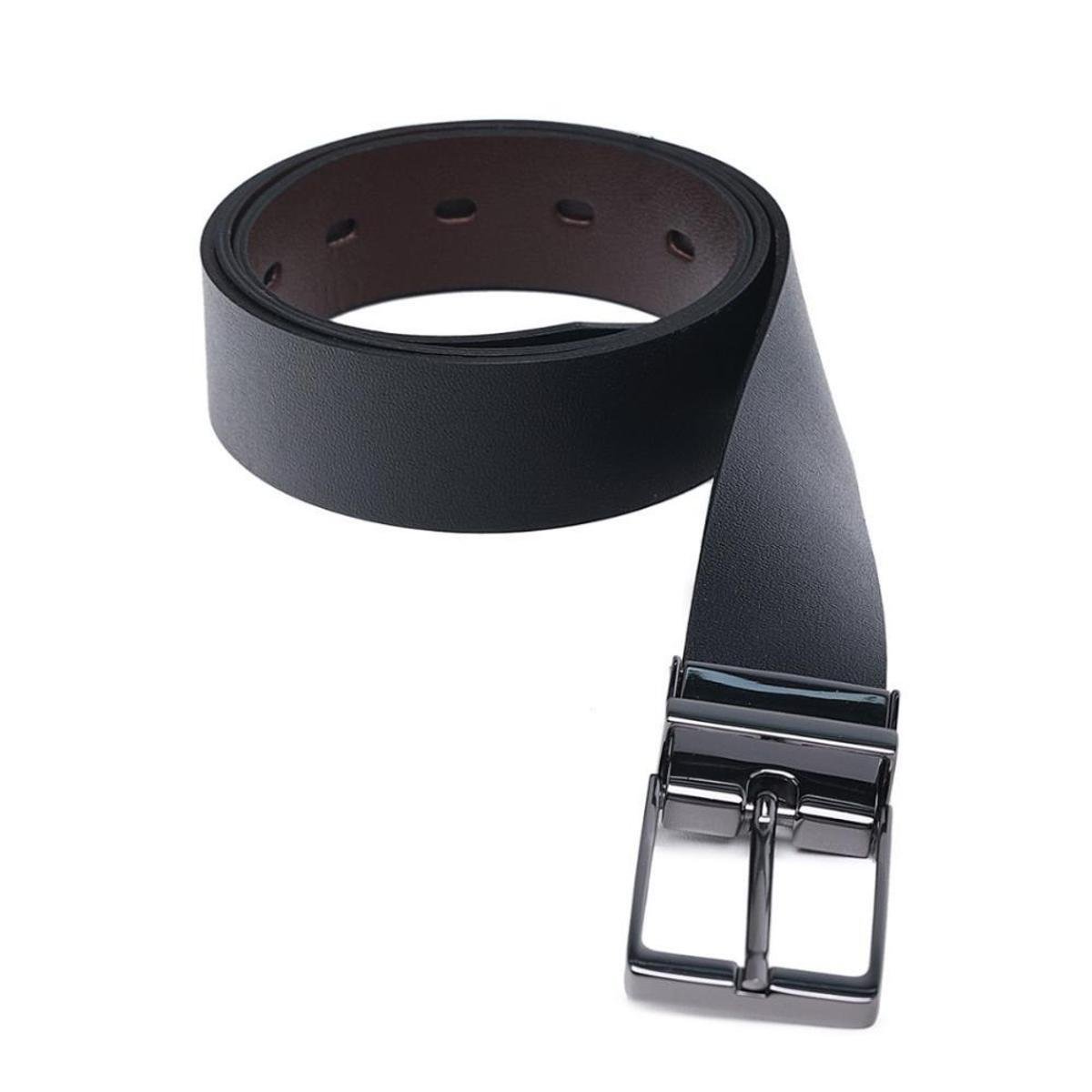 Menor preço em Cinto Masculino Dupla Face Couro Carmelo Shoes Plus Size