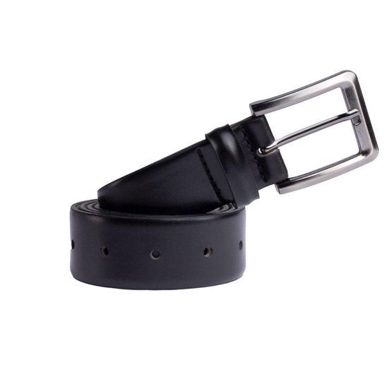 Cinto Masculino Fasolo Casual Liso Preto - Preto Menor preço em Cinto Masculino Fasolo Casual Liso Preto - Preto