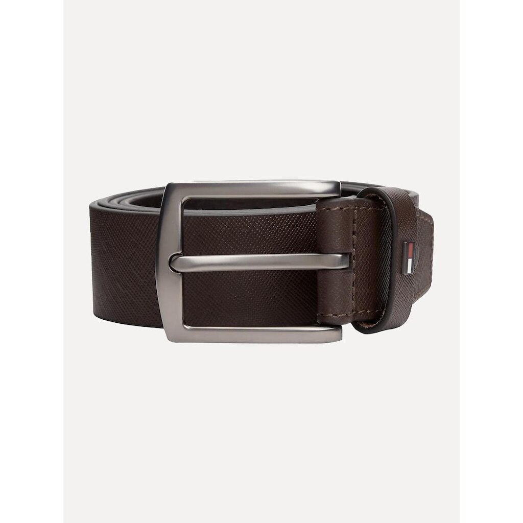 Cinto Tommy Hilfiger Masculino Denton 3.5 Adj Marrom