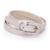 Cinto Wj com Fivela Encapada - Feminina - Off White