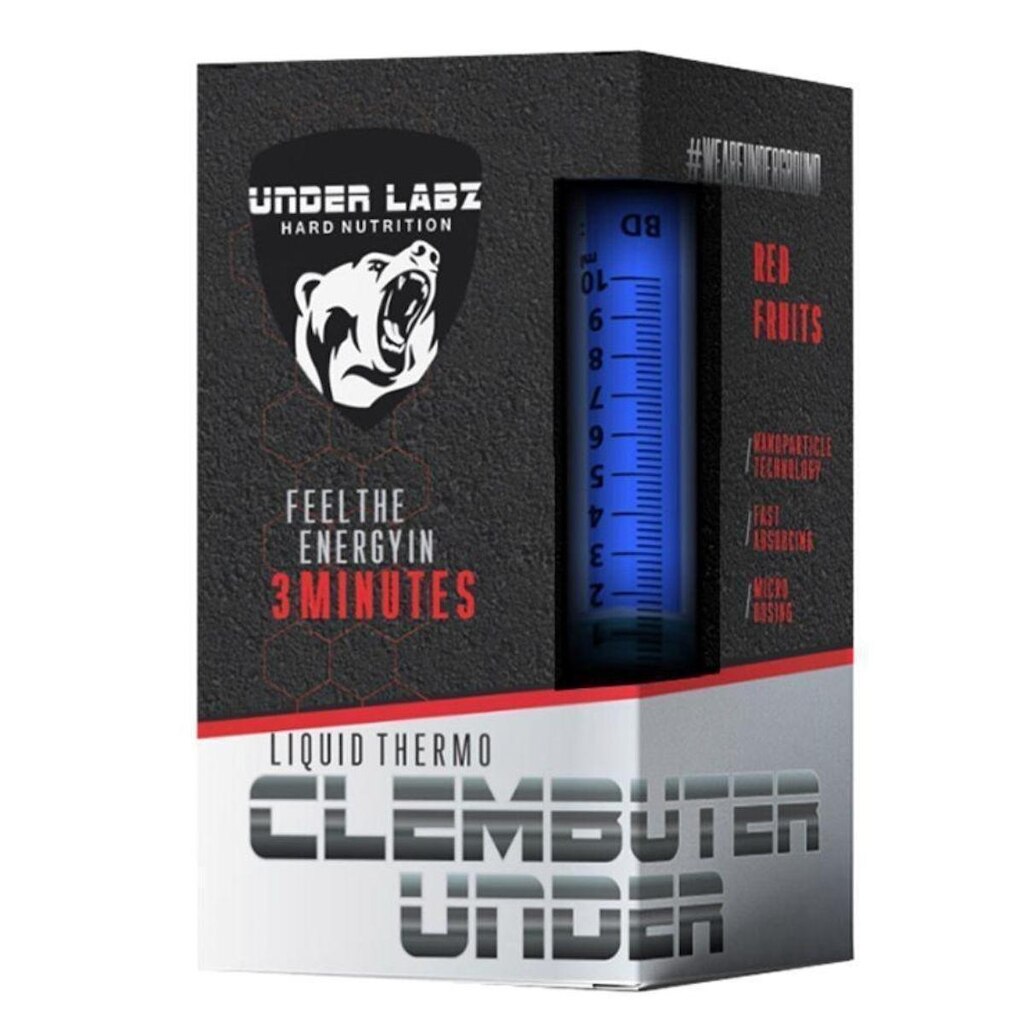 CLEMBUTER UNDER Termogênico Líquido 250 ml Rápida Absorção