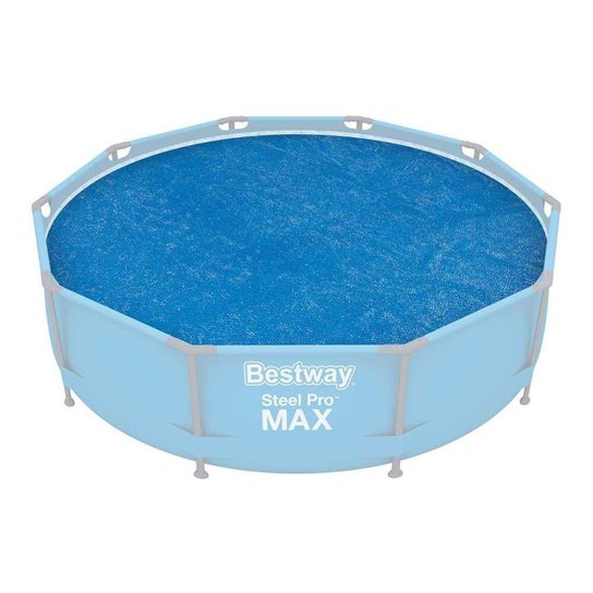 Cobertura para piscina Bestway Frame Pool Cover 4678 litros - Azul Menor preço em Cobertura para piscina Bestway Frame Pool Cover 4678 litros - Azul
