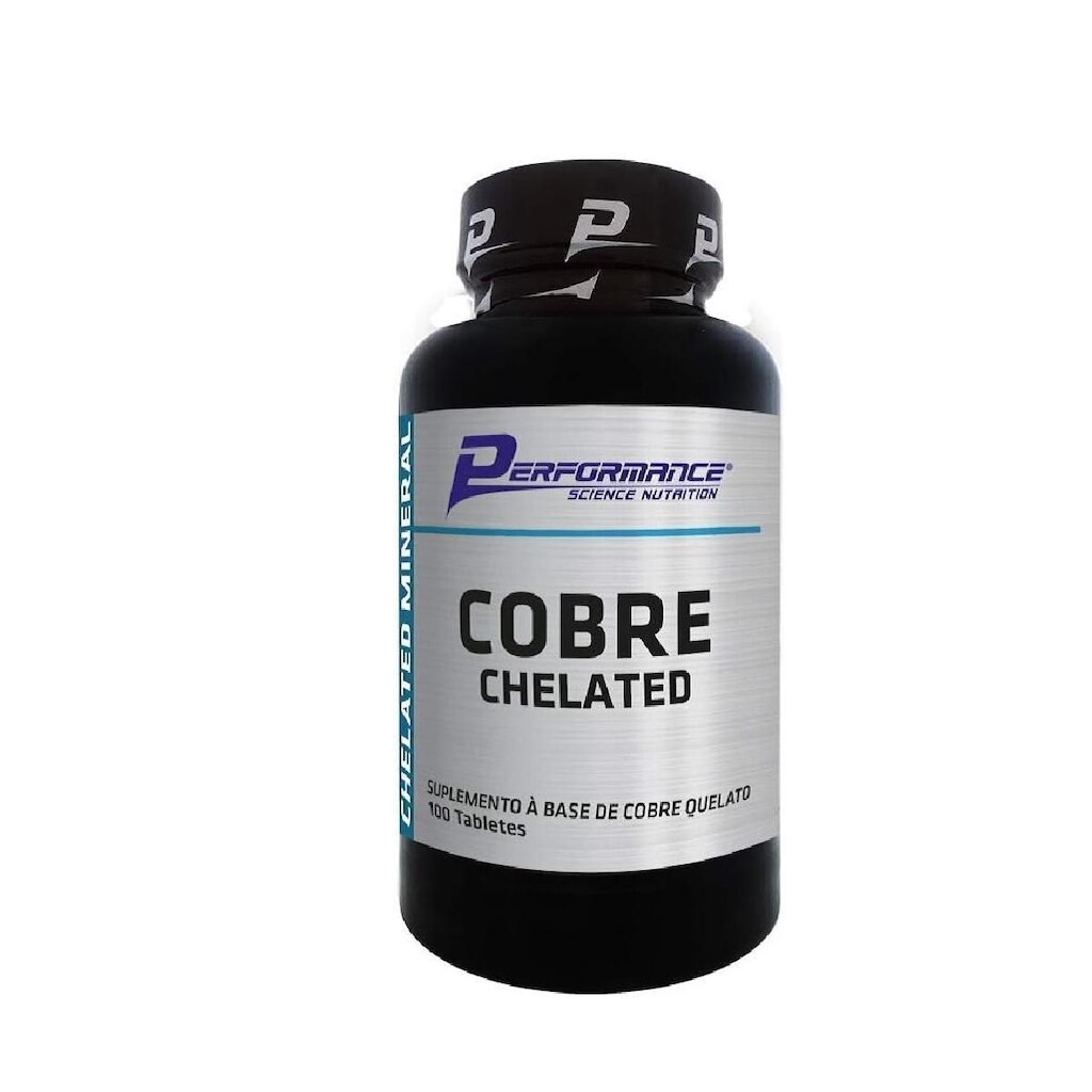 Cobre Performance Nutrition Chelated - 100 Tabletes