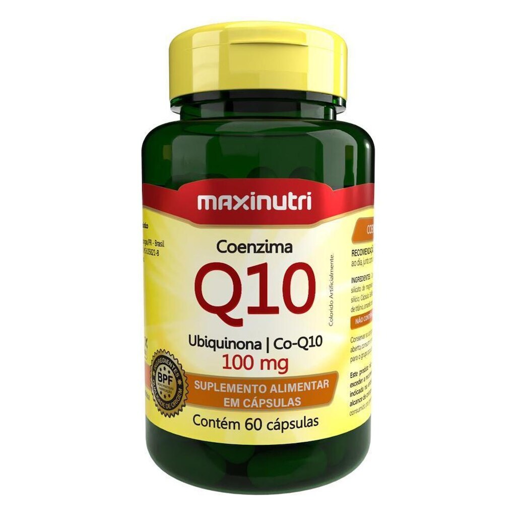 Coenzima Q10 100mg 60 Cápsulas Maxinutri