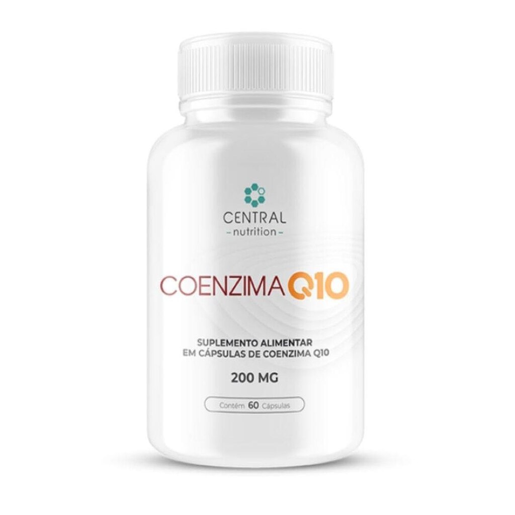 Coenzima Q10 200mg - 60 Cápsulas - Central Nutrition