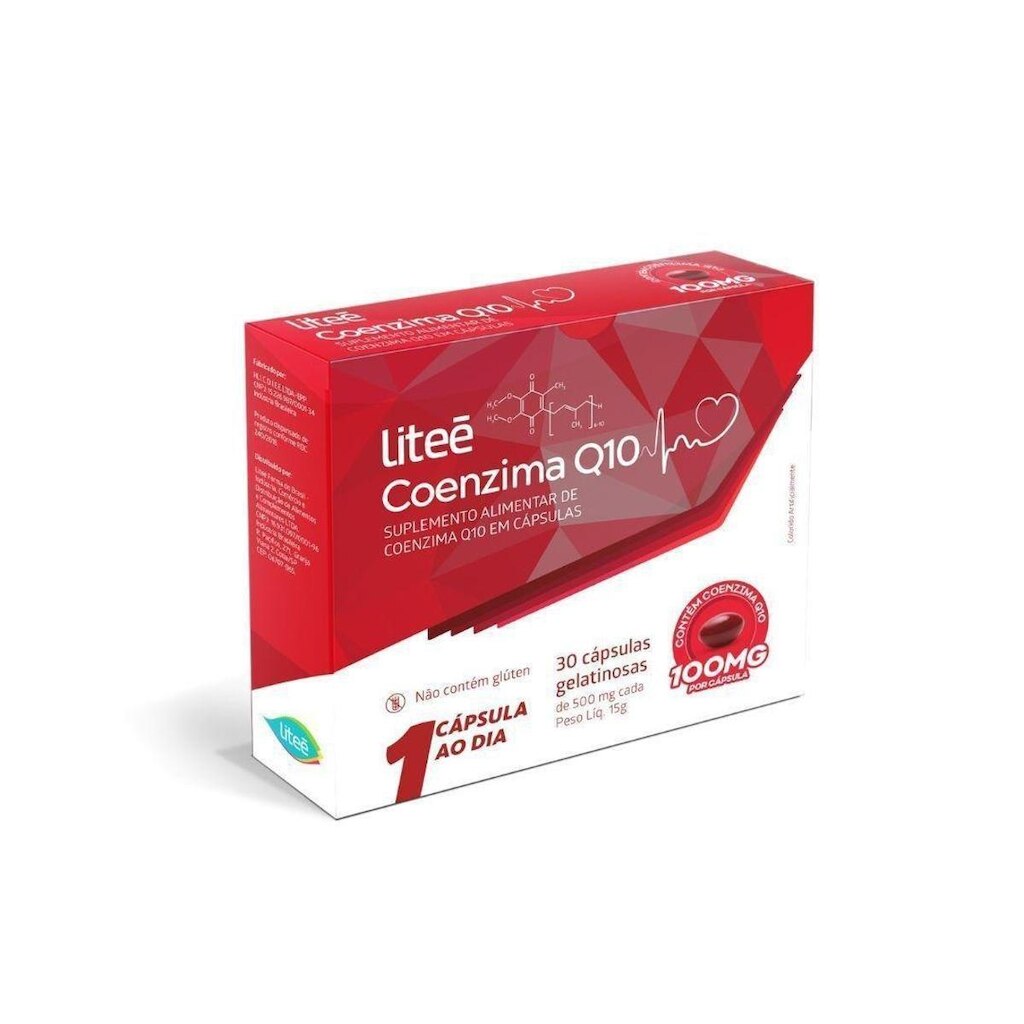Coenzima Q10 30 Cápsulas Gelatinosas - 100MG