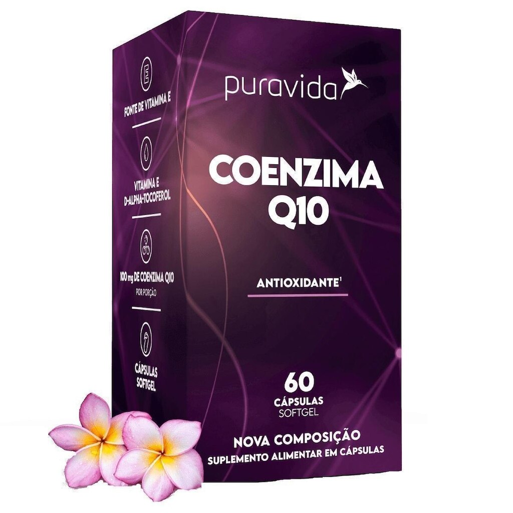 Coenzima Q10 COQ10 Puravida 60 cáps