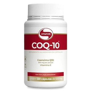 Coenzima Q10 Pote 120 Cápsulas Vitafor Com Vitamina E