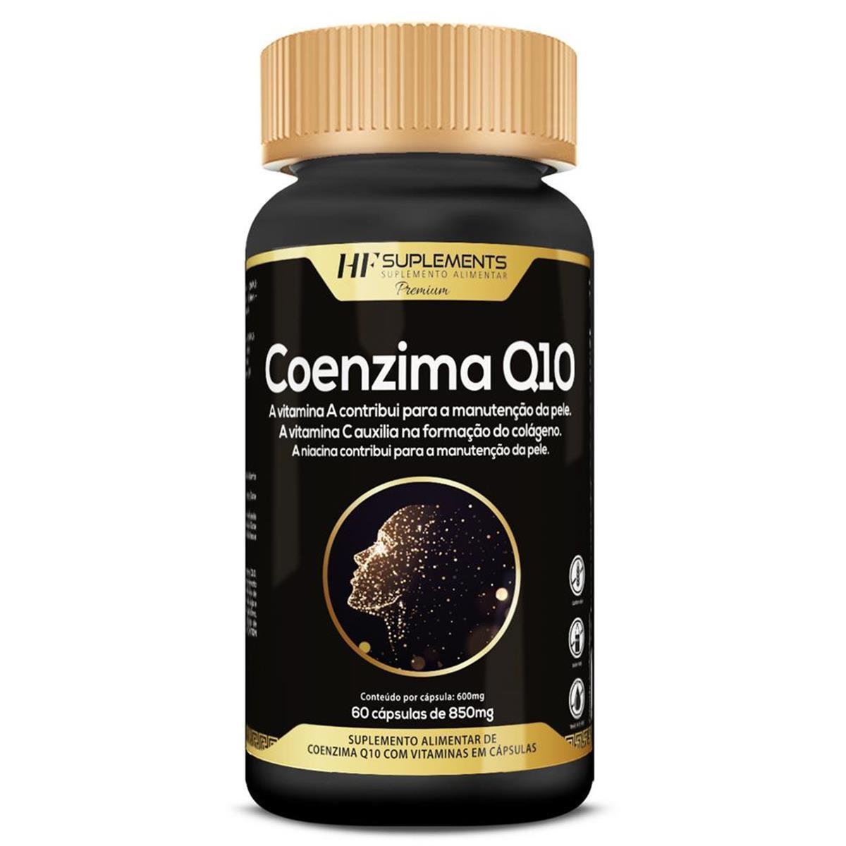 COENZIMA Q10 VITAMIN COMPLEX 850MG 60CAPS HF SUPLEMENTS Menor preço em COENZIMA Q10 VITAMIN COMPLEX 850MG 60CAPS HF SUPLEMENTS