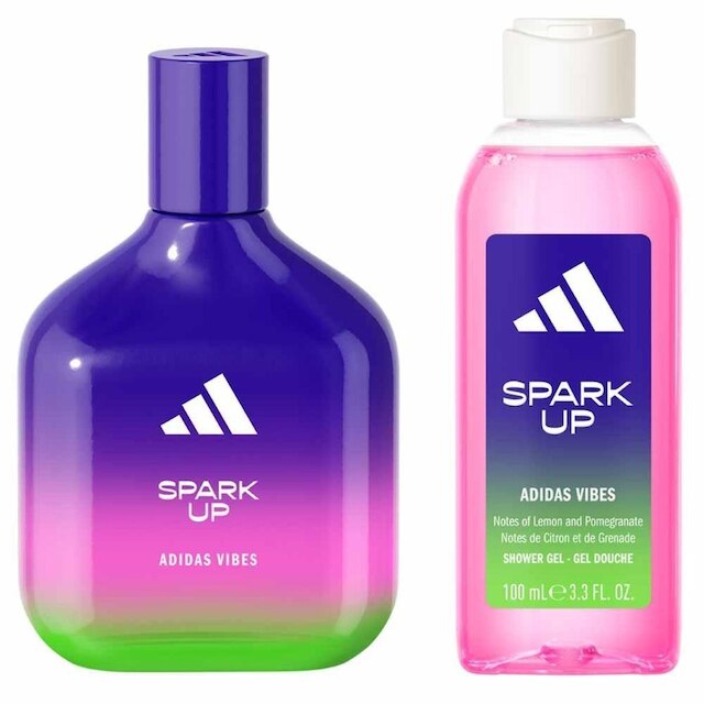Coffret Adidas Vibes Spark Up Kit - Perfume Unissex EDP + Shower Gel Kit