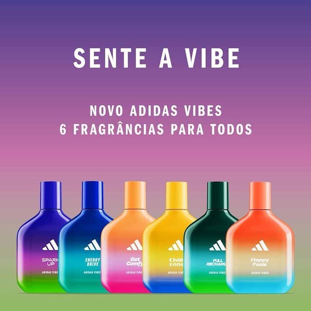 Coffret Adidas Vibes Spark Up Kit - Perfume Unissex EDP + Shower Gel Kit