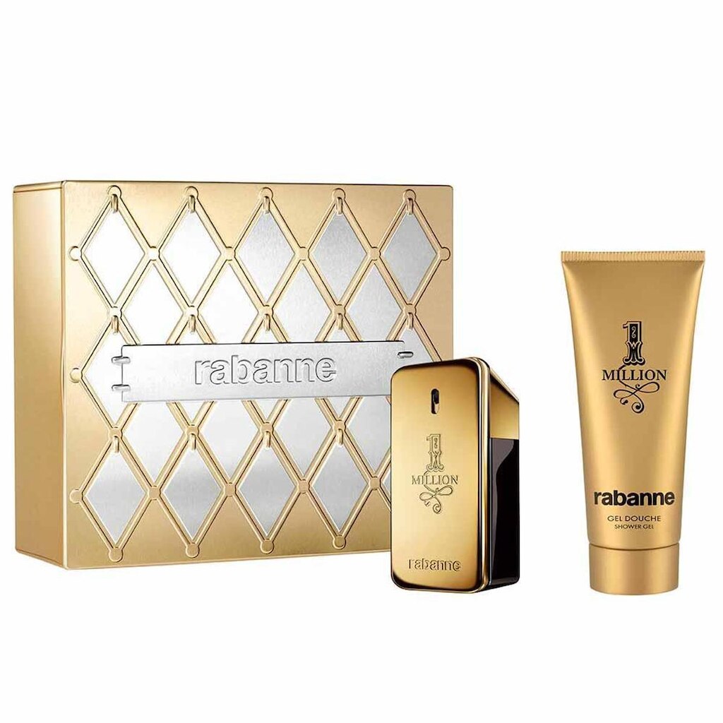 Coffret Rabanne 1 Million Kit - Perfume Masculino EDT + Gel de Banho Kit