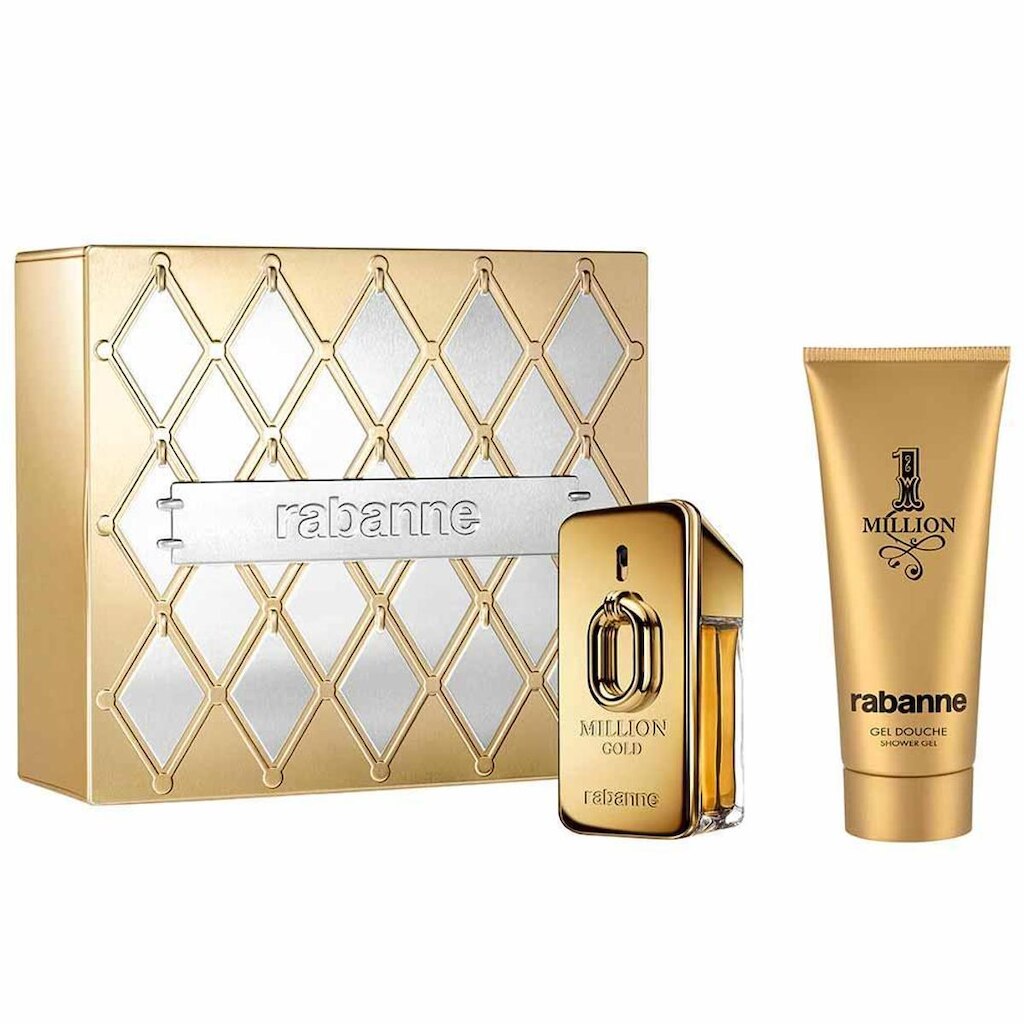 Coffret Rabanne Kit - Perfume Million Gold EDP + Gel de Banho Kit