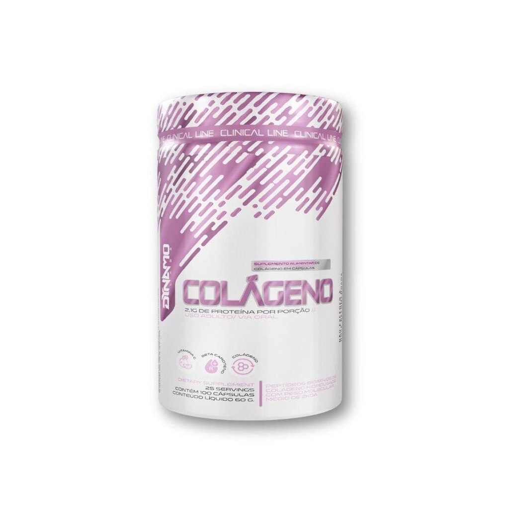 Colágeno 100 Cápsulas Linha Clinical Dynamo Labz