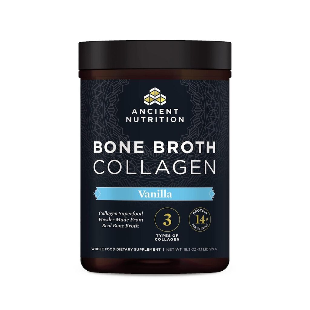 Colágeno em pó Ancient Nutrition Bone Broth Vanilla 540mL