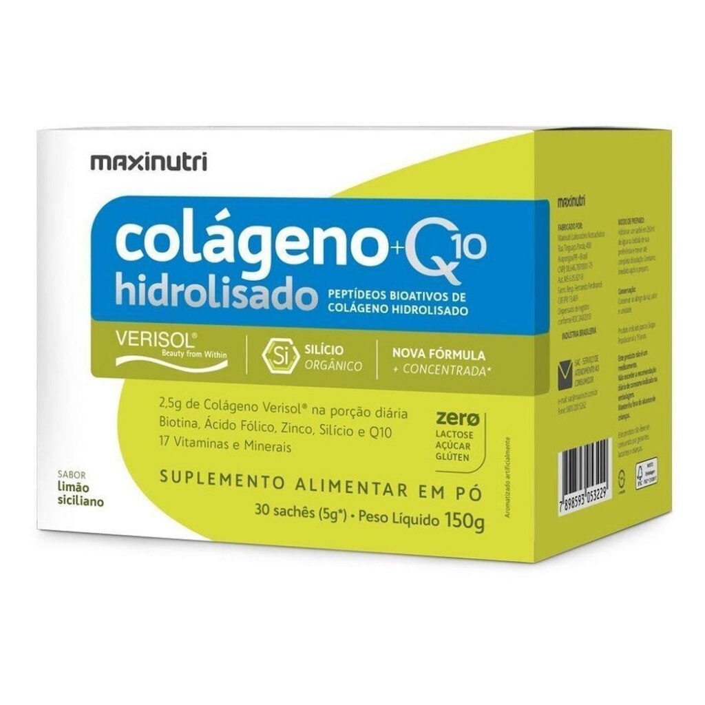 Colágeno Hidrolisado 2 em 1 VERISOL Nova Fórmula -MaxiNutri